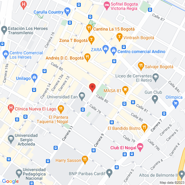 Map of Ing García Vargas Inversiones S C A