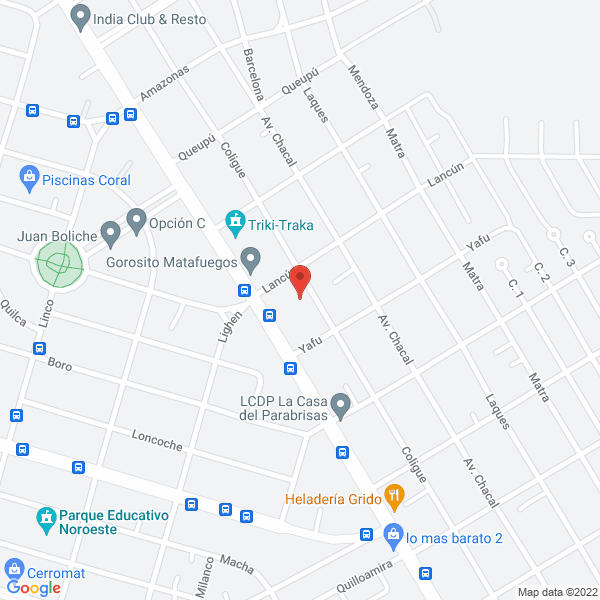 Map of Cerutti Walter Jose