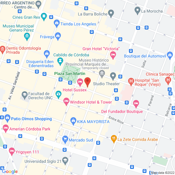 Map of Caro del Pino