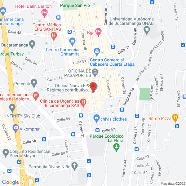 Map of Leyva Quiropráctico