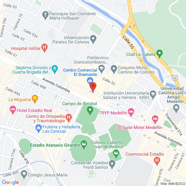 Map of M.C Celulares