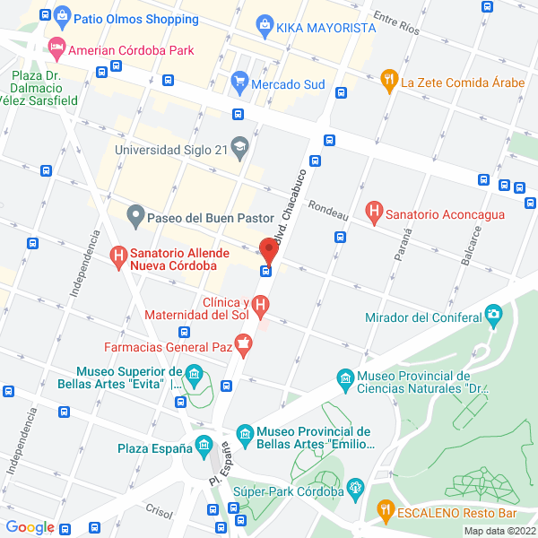 Map of El Bronx