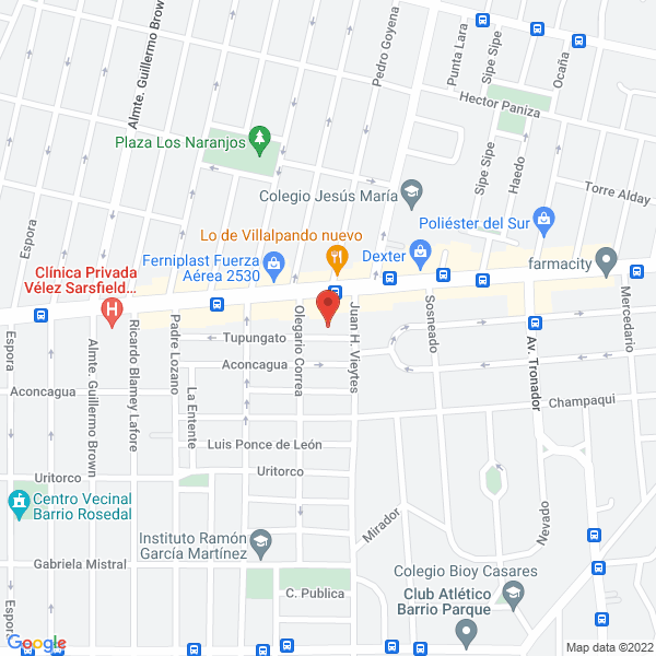 Map of Lo de Lidia