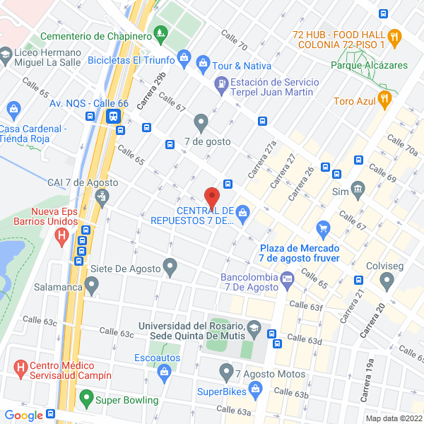 Map of Lujos Y Accesorios El Semáforo