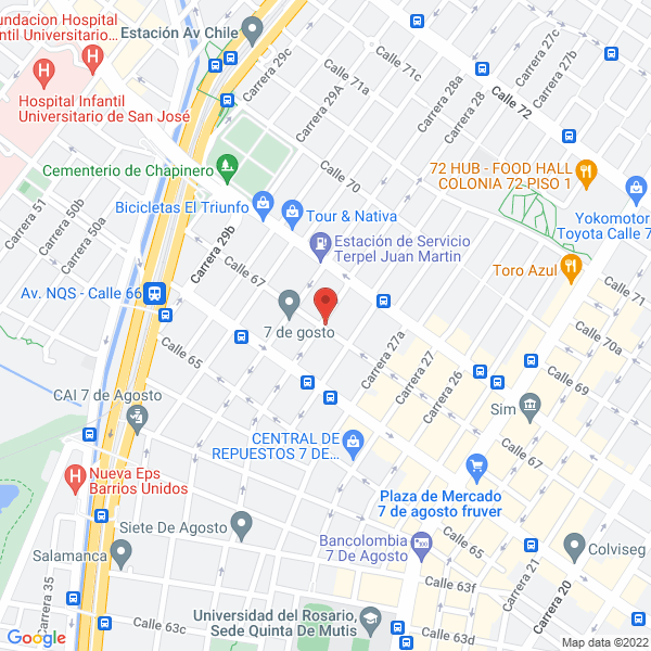 Map of Lujos Y Accesorios Para Su Carro