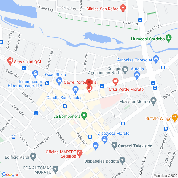 Map of Luny Eventos