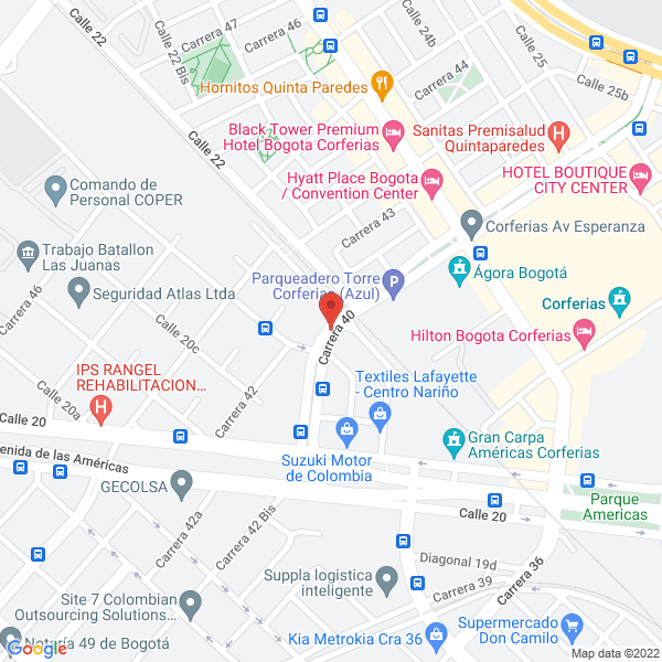 Map of Luque Internacional Y Cia S.A