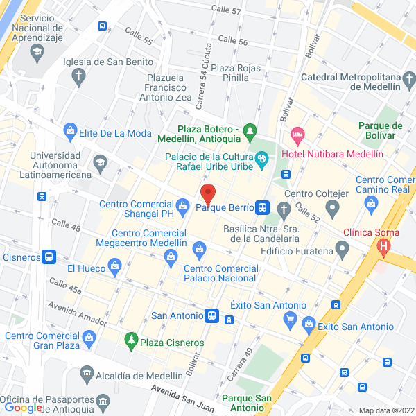 Map of Mundo Del Arte