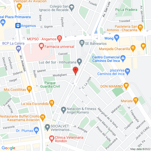 Map of Estudio Eyzaguirre Bellmunt
