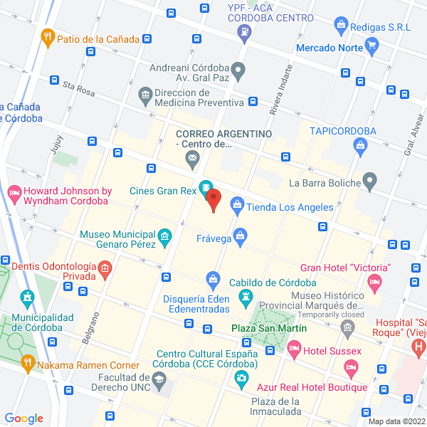 Map of Manchester