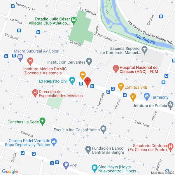 Map of Cativelli Lavaderos