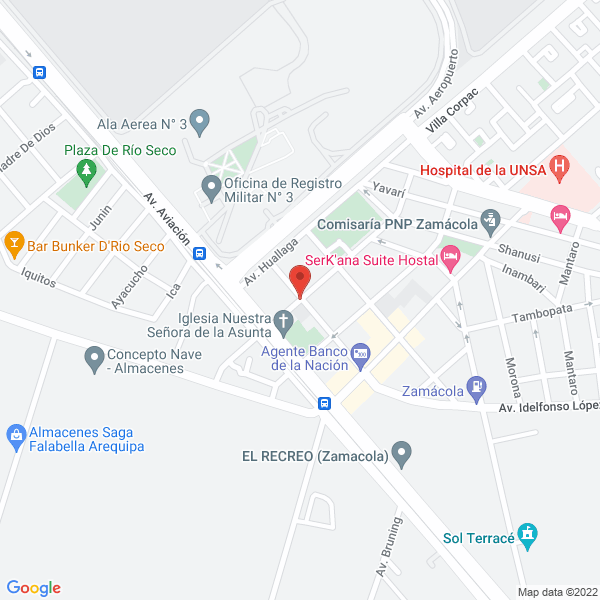 Map of Rest. Picanteria la Nueva Joya