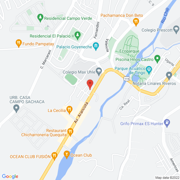 Map of Restaurante Campestre el Idolo