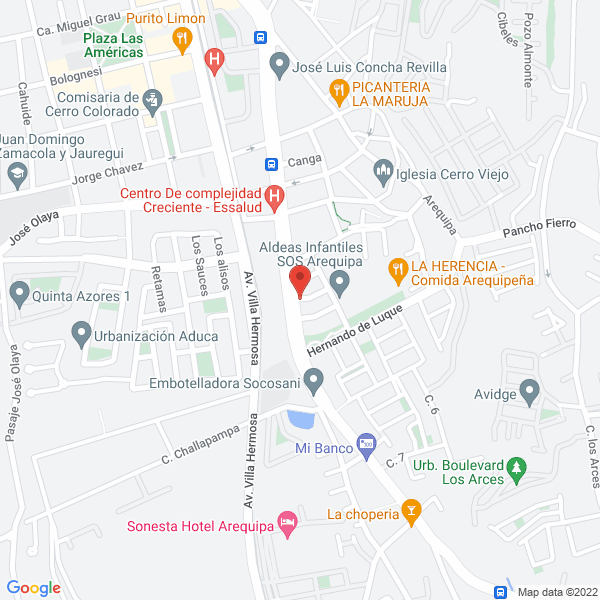 Map of Bichito de Luz