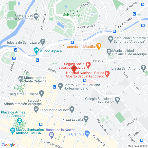 Map of Hostal el Pueblo - Llabya Wasi