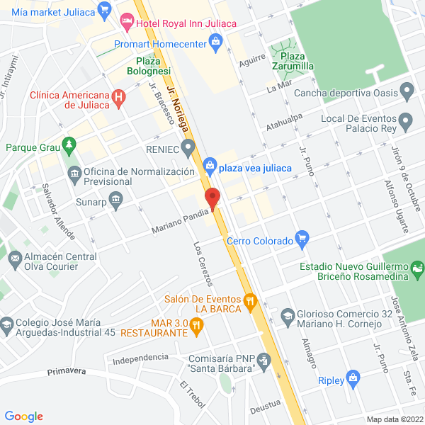 Map of Pollos Brat Chicken el Fogón