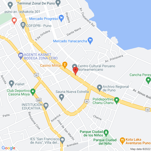Map of Hospedaje Apu Rimak