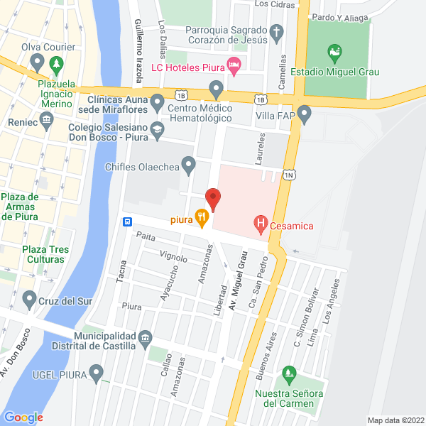 Map of Franco Rodriguez Javier