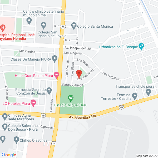 Map of Rest. Cevicheria el Embrujo
