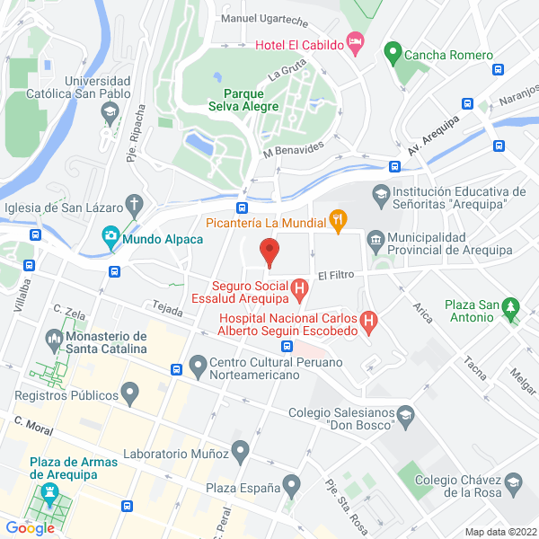 Map of Centro Dental San Paulo