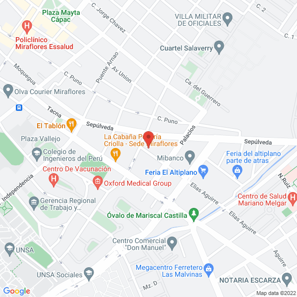 Map of Espacio Express Prefabricados