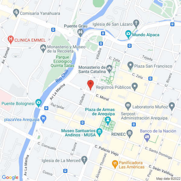 Map of Hostal de Turistas