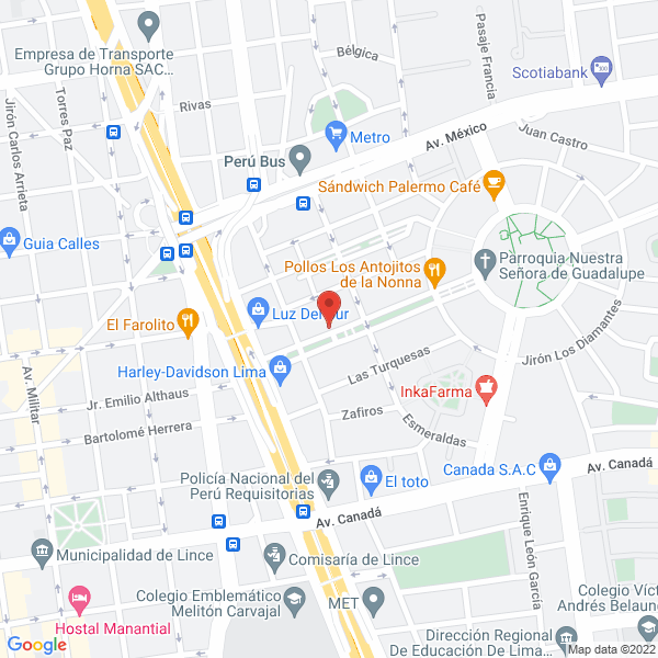 Map of Fastred & G@Me