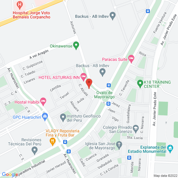 Map of Hilario Siuce Sergio