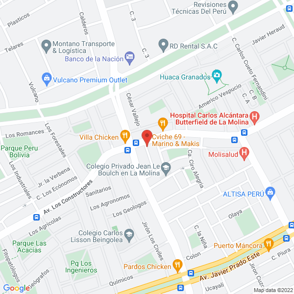 Map of Cabello Podesta Gilberto