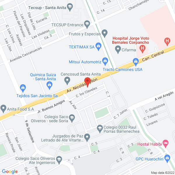 Map of Gabriel Rivera Juliana