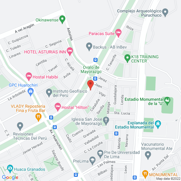Map of Alcantara Aguilar Elizabeth Marilyn