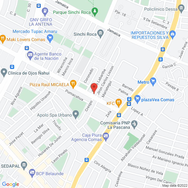Map of Veterinaria San Agustin