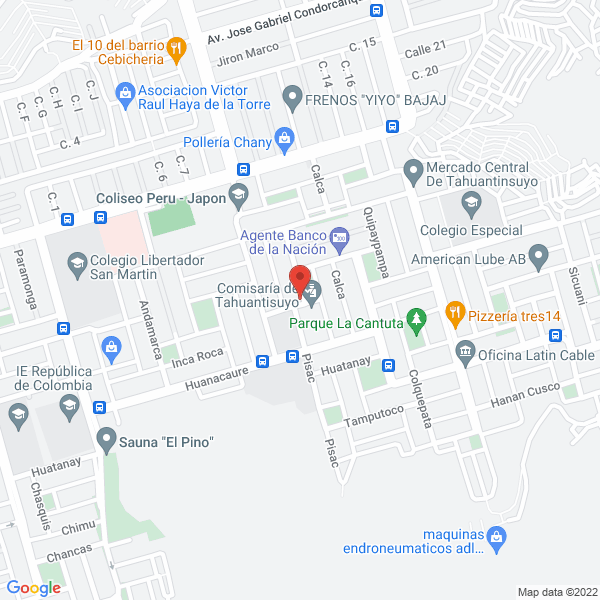 Map of Tours Tierra Viva Este