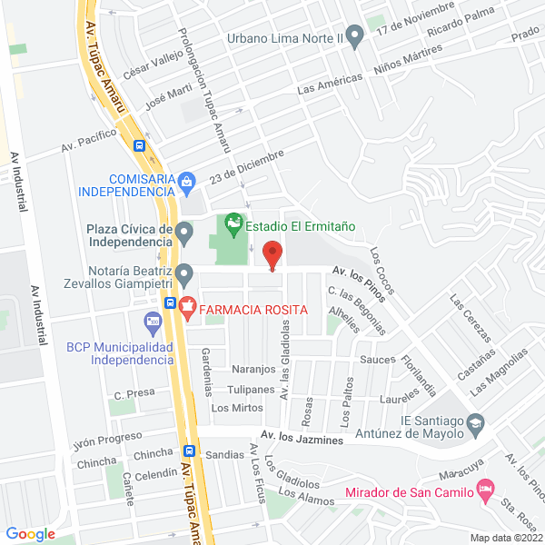 Map of Corp de Negocios R & M S.R.L