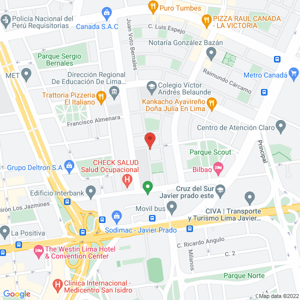 Map of Pce S.A.C.