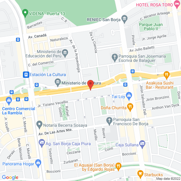 Map of General Collectors S.A.C.
