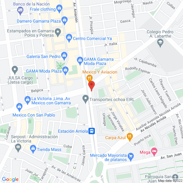 Map of Callupe Arias Adolfo