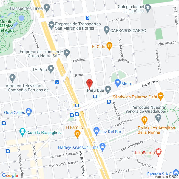 Map of Promociones Adonai