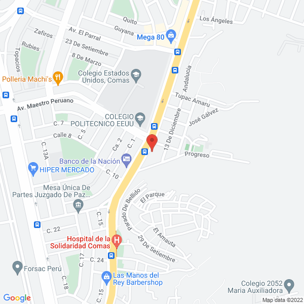 Map of Megacabinas.Com