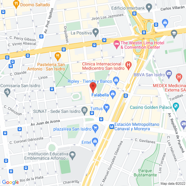 Map of Dts Software Latin S.A.C.