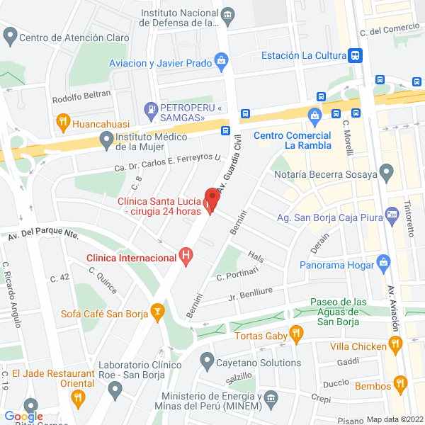 Map of Doctora Manrique Anita