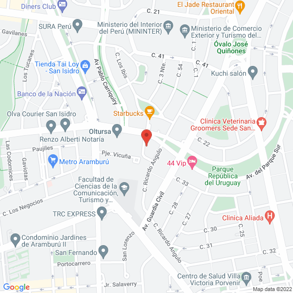 Map of Manos Libres
