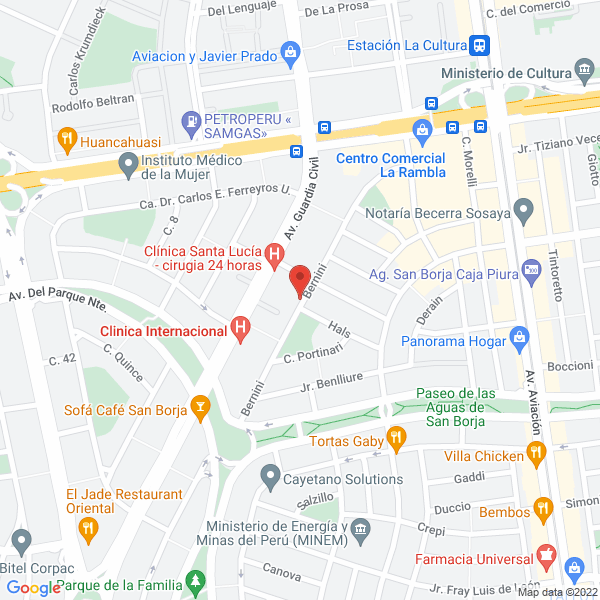 Map of Alberto Trelles Polo y la Borda