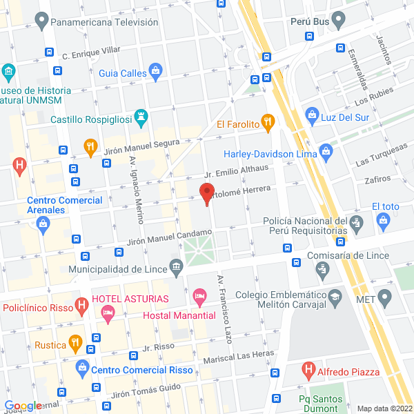 Map of Vasech General Service S.A.C.