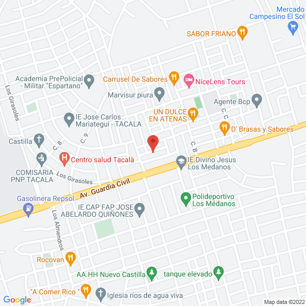 Map of Granja el Balck Belly