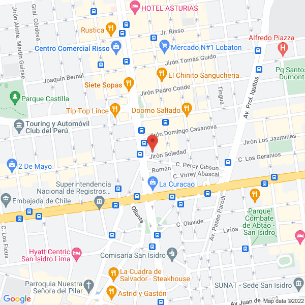 Map of Colan Maguiño Violeta