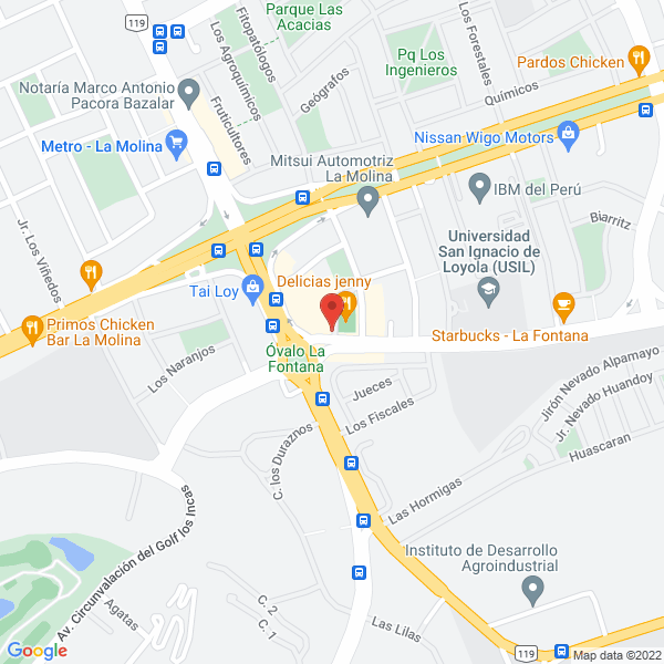 Map of Centro Odontologico Ubident