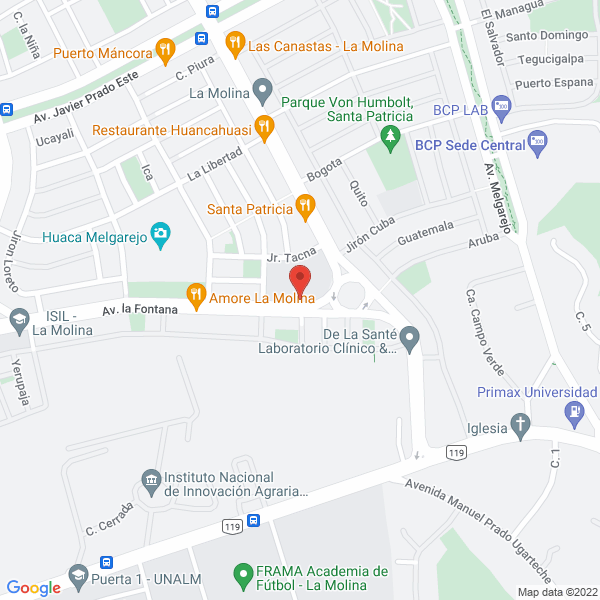 Map of Tuna de la Universidad San Martin de Porres