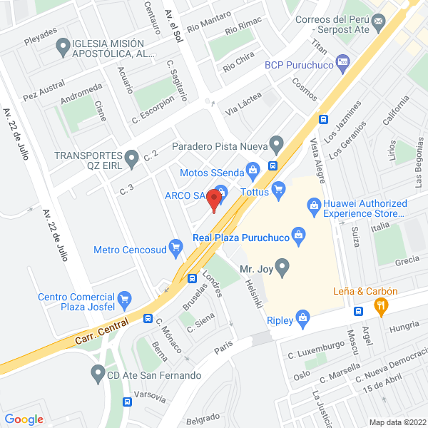 Map of Industria Peruana - Fq S.R.L.