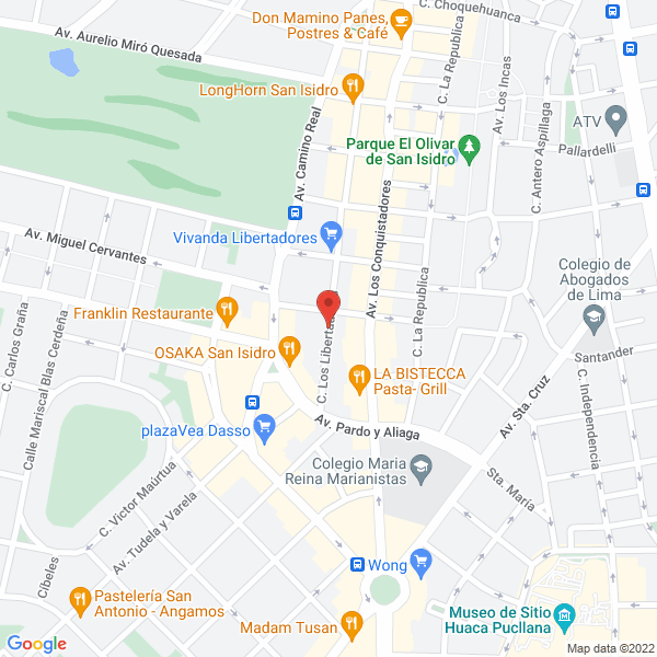Map of Gonzales Leon de Peralta Juvenal